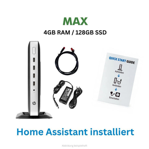 Mini PC Smart Home Server MAX 4GB/128GB SSD - Home Assistant vorinstalliert