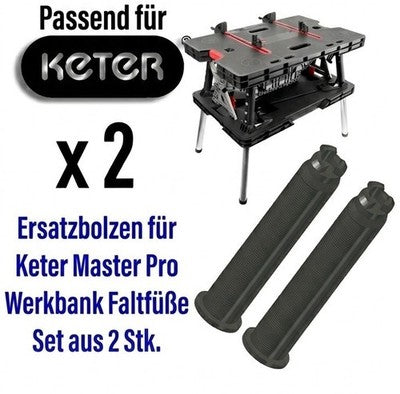 2x Gelenk Bolzen für Keter Werkbank Master Pro Ersatzteil