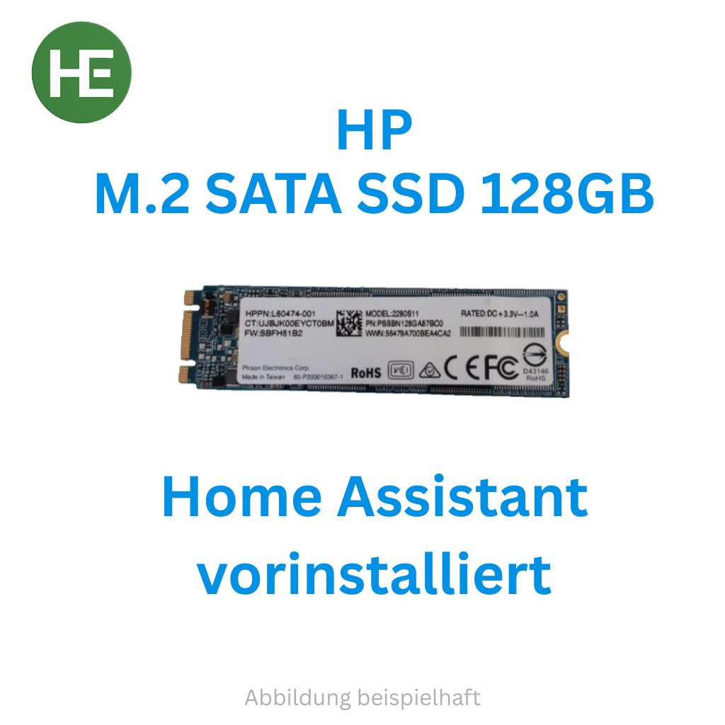 HP M.2 SATA SSD 128GB Mit Installiertem Home Assistant