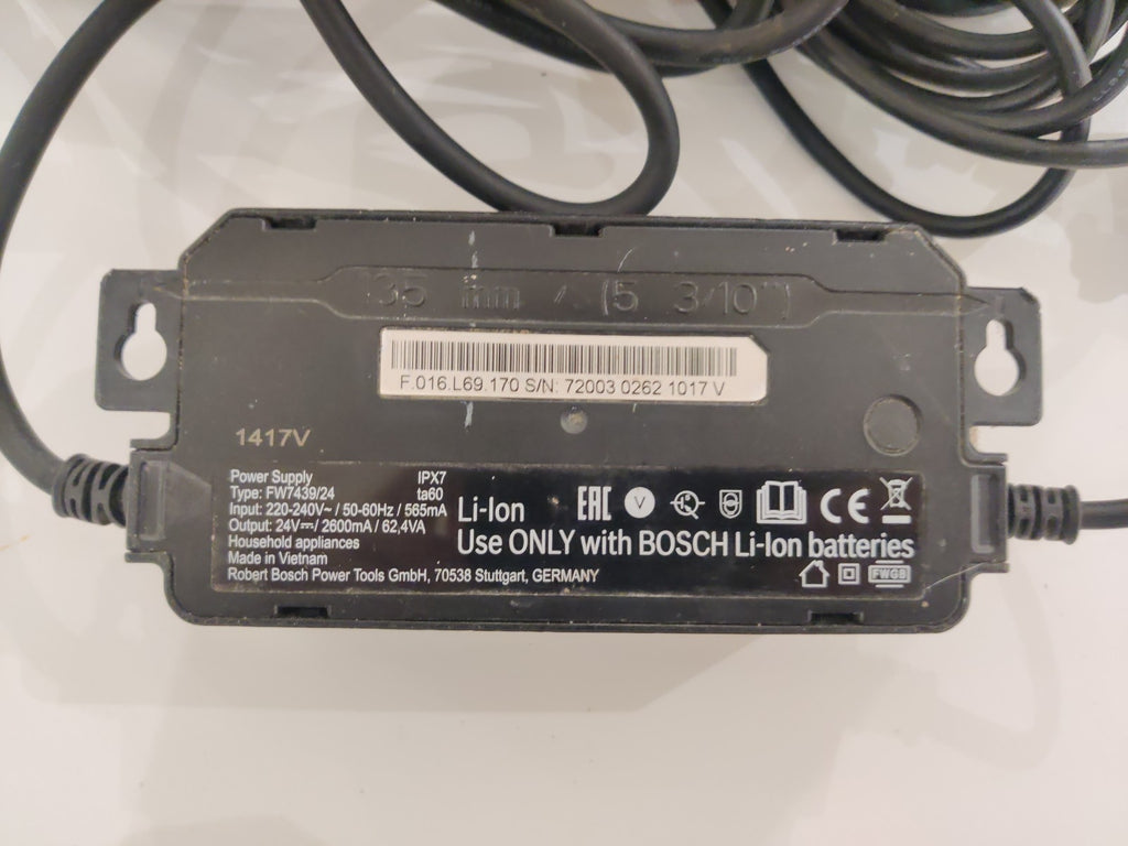 Chargeur de station d'accueil Bosch Indego d'origine, alimentation électrique, chargeur, d'occasion, vérifié FW7439/24