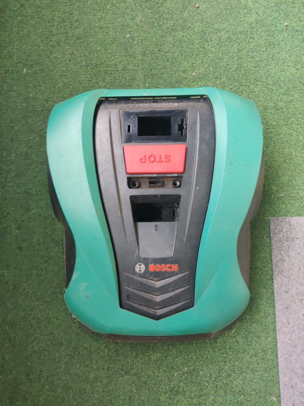 Bosch Indego 400 Chassis Schale Gehäuse Oberteil + Unterteil + Grüne Haube