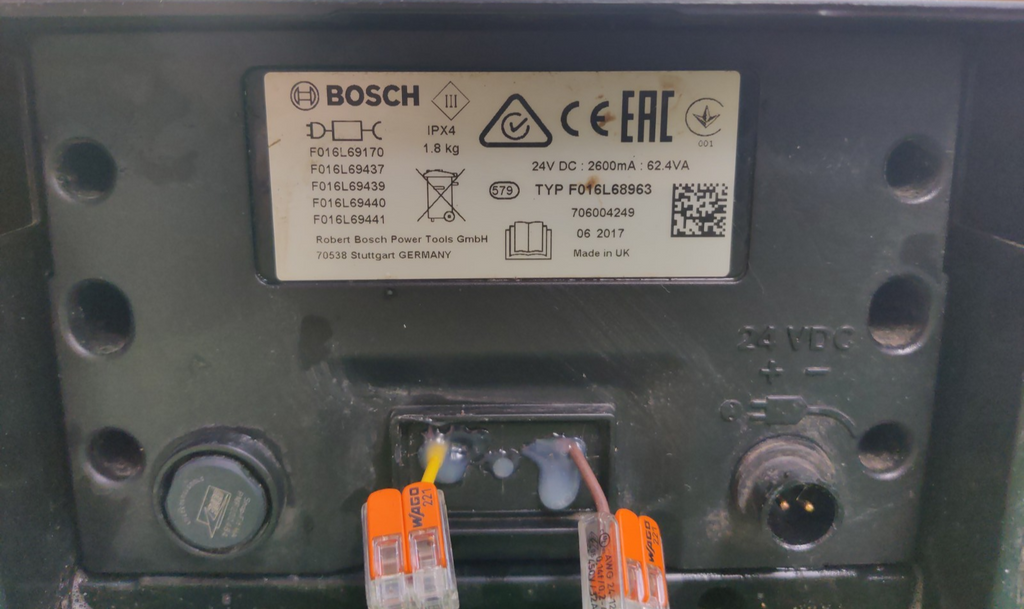 Bosch Indego Ladestation Mit Elektronikeinheit, Geprüft, Repariert