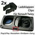 2x Ersatzclip für Ladeklappe Renault Twizy - Verschluss Deckel Vorne Reparatur