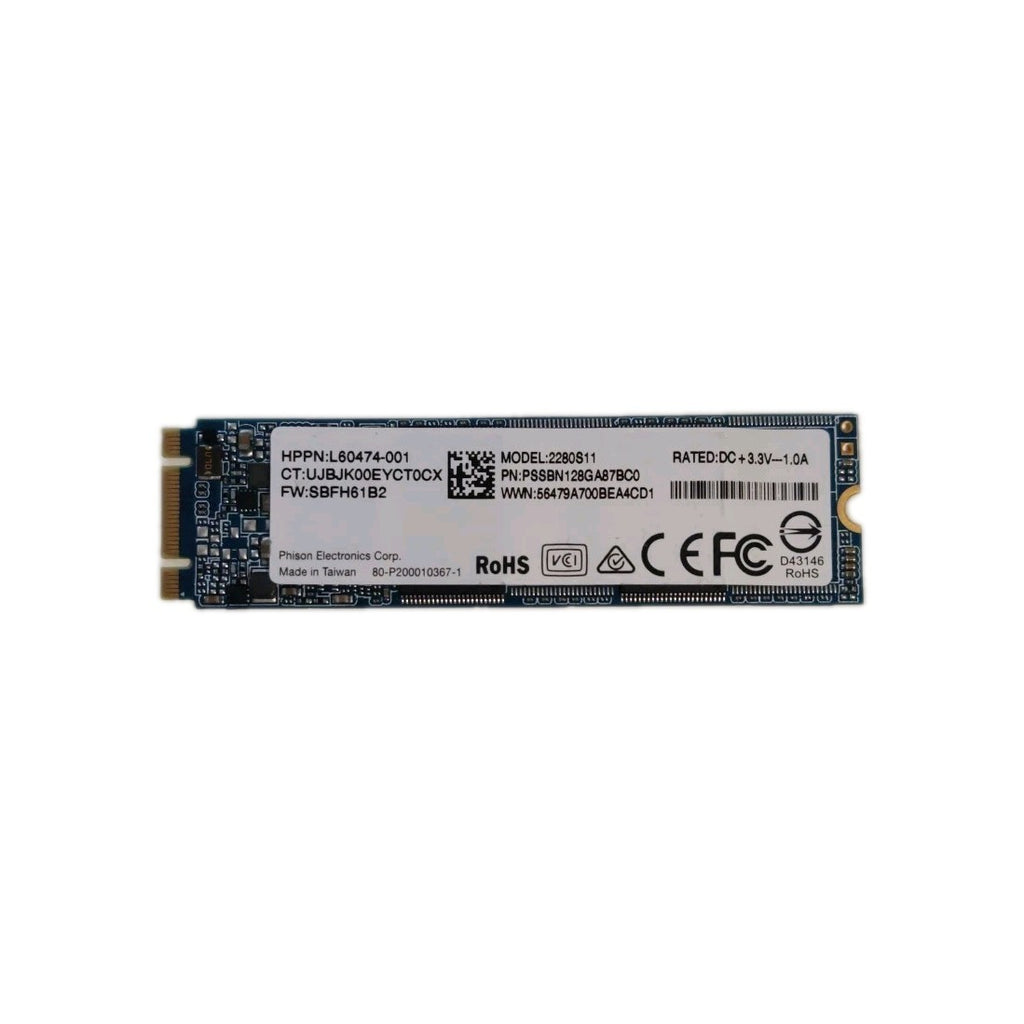 HP Phison M.2 SSD 128GB SATA III Interne SSD 2280S11
