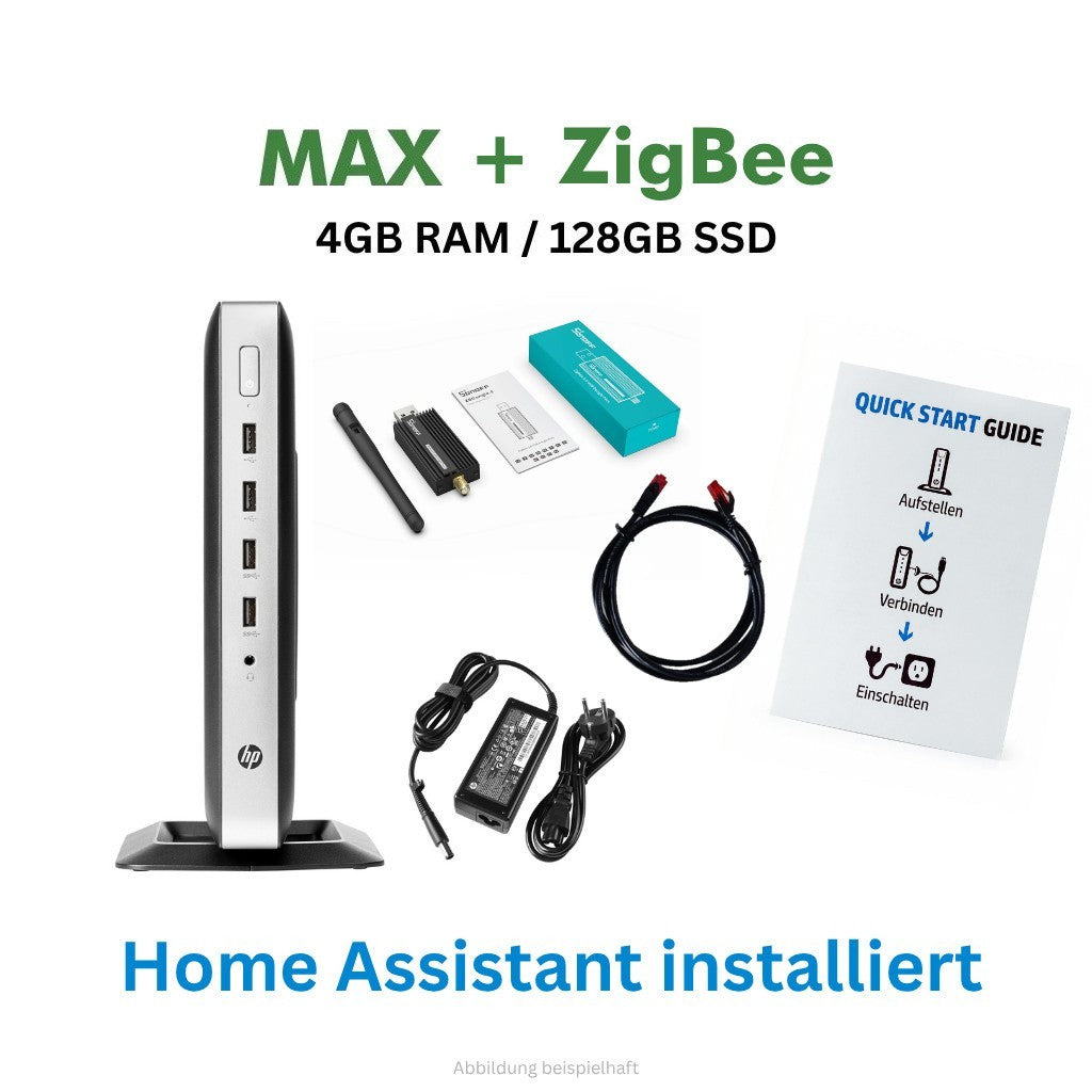 Smart Home Hub MAX + ZigBee 4GB/128GB SSD - Home Assistant vorinstalliert