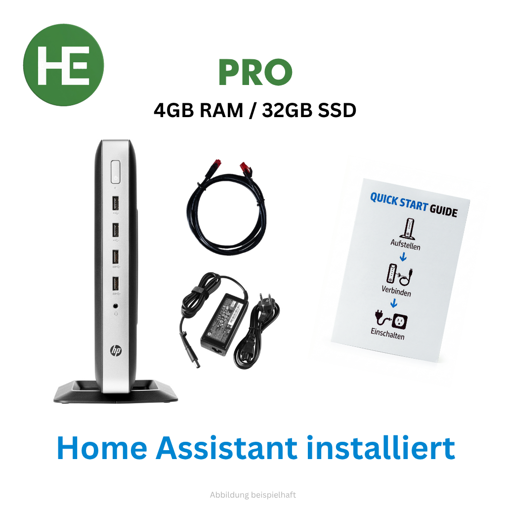 PRO Smart Home Zentrale - Home Assistant installiert - Plug & Play, 100% Lokal